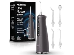 AquaSonic Elite Water Flosser Charcoal