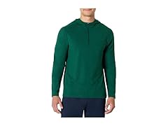 AE Mens Athletic Lt QtrZip Hoodie LS Top