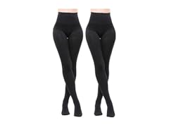 2 Pairs Opaque Tights for Women