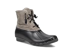 Women's Sperry Black/Grey Boot (5.5)