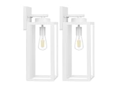 BesLowe Outdoor Wall Light Fixtures 2Pk, White 15.25"