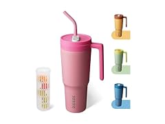 BJPKPK 40oz Tumbler w/Handle Light Pink