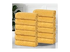 Superior 12PC Playa Zero Twist Cotton Small Towels