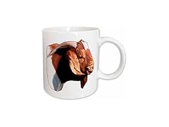 3dRose Boer Doe Goat Head 15oz Mug