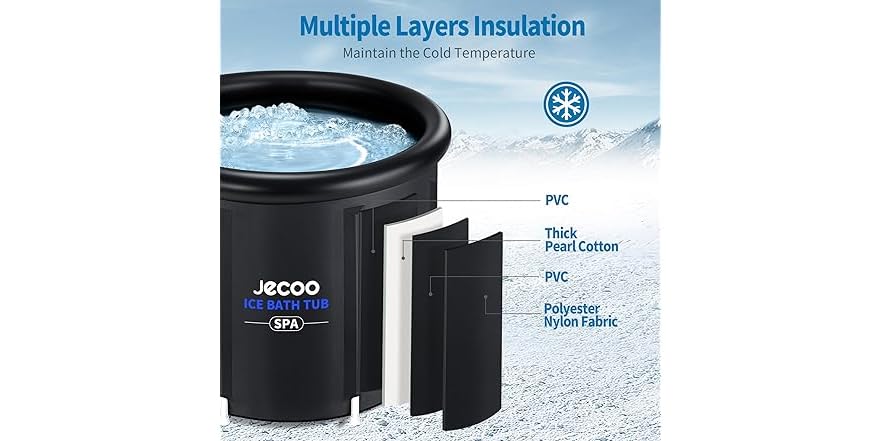 Jecoo Cold Plunge Tub XL 116 Gallons