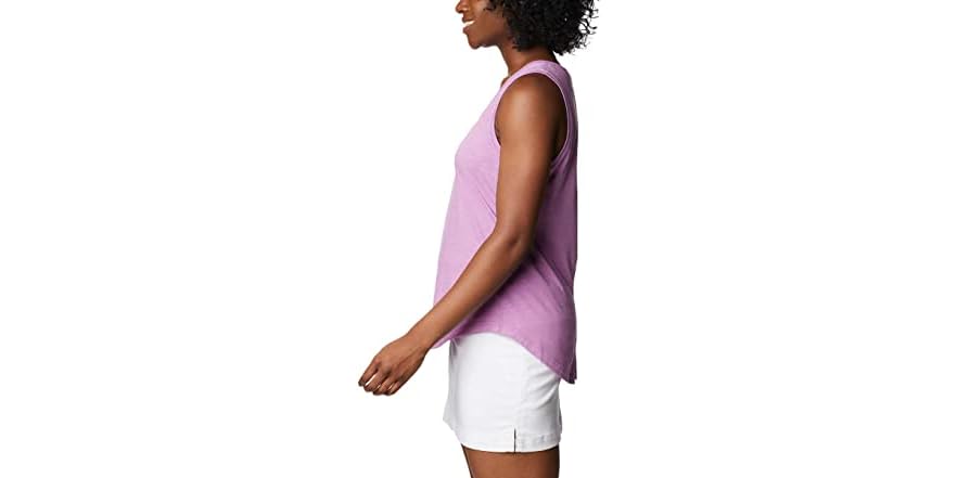 Columbia Women XL Cades Cape Tank Top Gray Omni-Wick - View #9