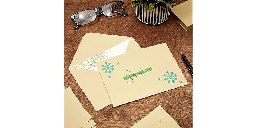100 Pack 4x6 Envelopes for Invitations