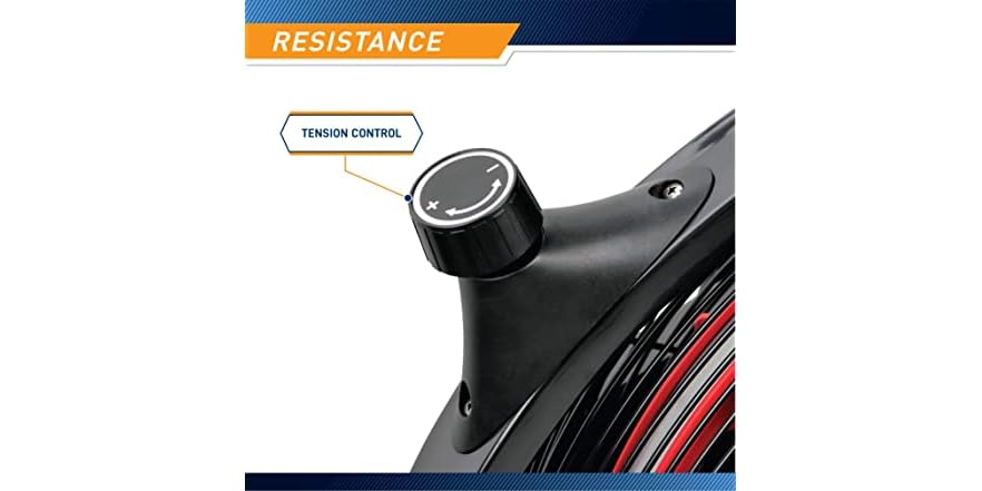 Marcy Air-Resistance Exercise Fan Bike With Dual Acction