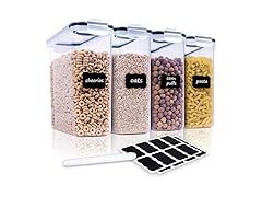 FOOYOO Cereal Containers Storage Set 