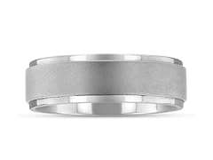 7 MM Brushed Finish Classic Men's Titanium