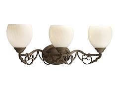 3-Light Meeting Street Bath Bracket, Roasted Java