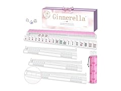 Mahjong Racks with Pushers Set of 4 Clear Acrylic 