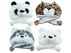 Children's Animal Hat 4-Pack Bundle