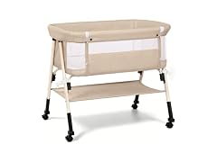 Bolmen Beige Baby Bassinet Bedside Sleeper