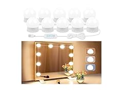 LED Vanity Lights For Mirror, 10 Dimmable Bulbs