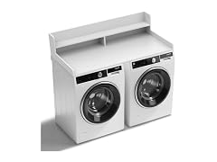 FAHKNS 2-Tier Washer Dryer Countertop One-Piece,White