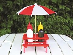 Backyard Condiment Set - Red