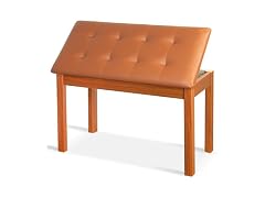 UISCOM Brown Duet Piano Bench W/ Storage