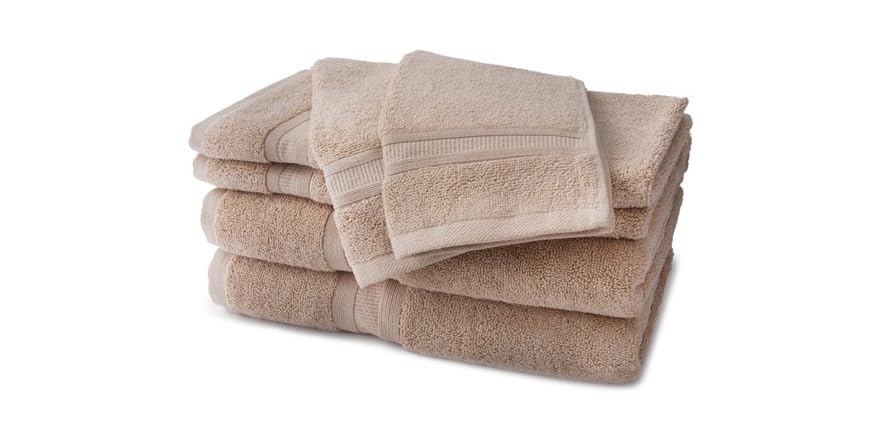 MicroCotton 6-Piece Towel Set - 8 Colors