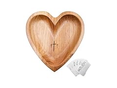 OZLMC Heart Prayer Bowl With 24 Cards