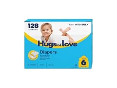 Dynarex Hugs of Love Diapers Size 6 35+ lb Baby