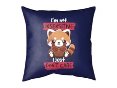 "Insensitive Red Panda" Medium Double Sided Pillow
