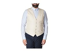 Perry Ellis Men (XL) Linen Suit Vest