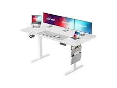 Marsail Standing Desk, White 63x24"