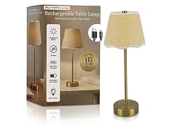 Raffia Scalloped Shade Lamp