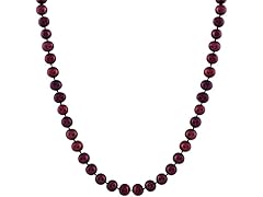 Merlot Colored Pearl Necklace