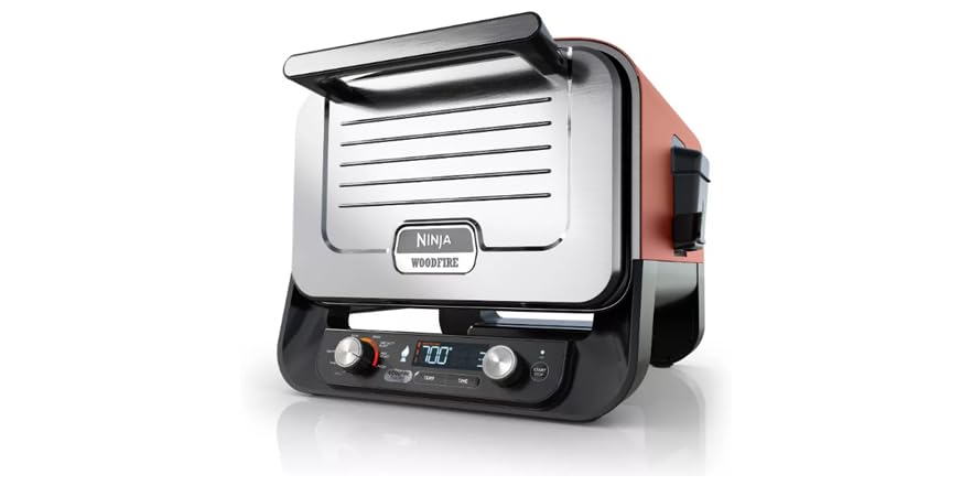 Ninja Woodfire Pizza Oven, 8-in-1, BBQ Smoker, Up to 700°F