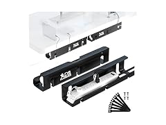 Under Desk Cable Management Tray, 2 Pk