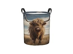Foruidea Highland Cow Laundry Basket