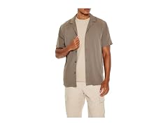 Forever 21 Men (XXL) Rayon Shirt Brown