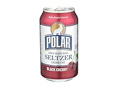 1CT Polar Seltzer Water, Black Cherry, 12 fl oz