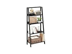 Furinno Ladder Bookcase 5-Tier Espresso