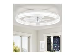 LEDIARY 20" Low Profile Ceiling Fan