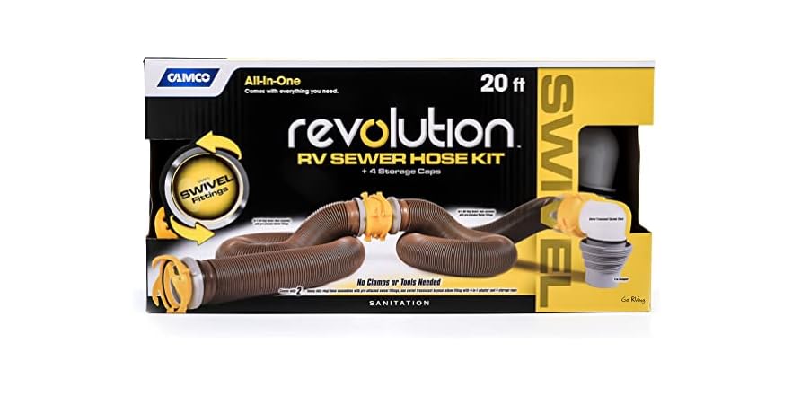 Camco Revolution Abwasserschlauch-Set Mit 360 Grad  Produktbild-Vorschau 2