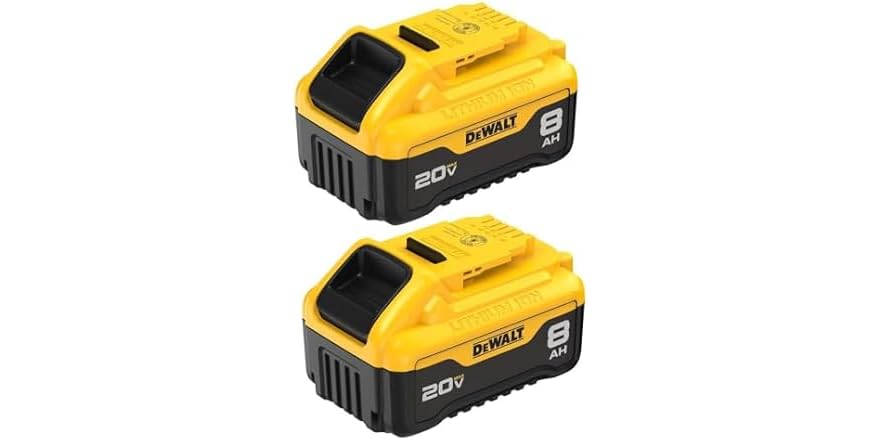 Dcb080 Dewalt DCB208-2 20V MAX* 8Ah battery 2pk