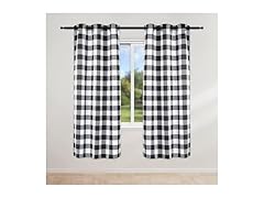 Simple Deluxe Plaid Blackout Curtains