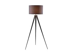Teamson Home Romanza 61.81" Tripod Floor Lamp, Gray