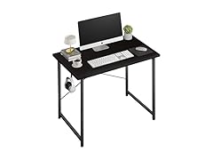 Computer Desk with Headphone Hooks