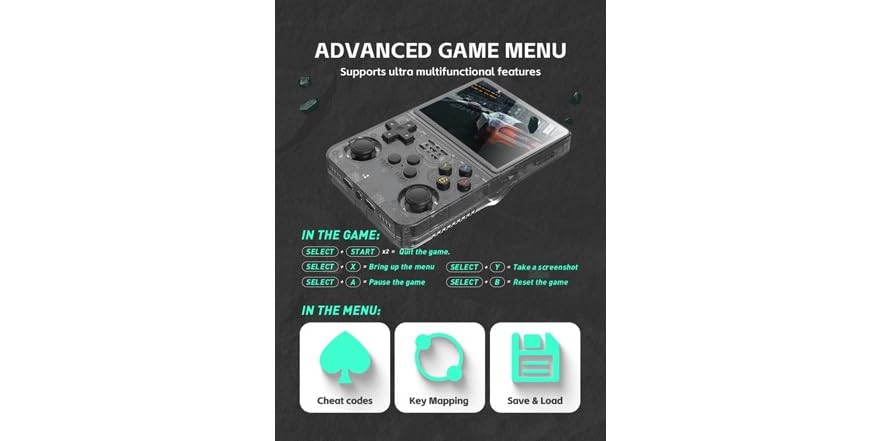 Rush Console RetroRush Retro Handheld Gaming Console
