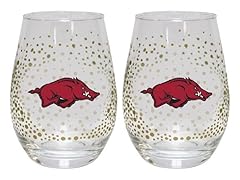 NCAA Glitter Stemless Wine Tumbler 2Pk
