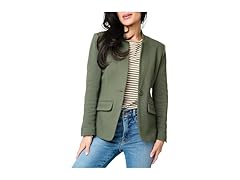 GIBSONLOOK Notch Collar Blazer for Women