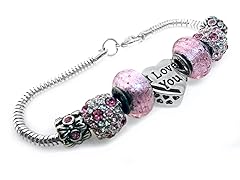 Fiora The Pink Heart Bead Bracelet