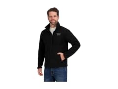 Reebok Men's (S) Mens Mock Neck Zip-Up Grid Polar