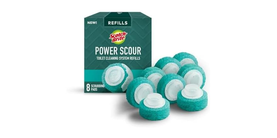 Scotch-Brite Power Scour Toilet Bowl Scrubbing just $14.99 at Woot