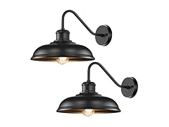 Bosceos 17.25” Outdoor Wall Light Fixtures 2-Pack