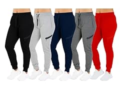 3Pk Womens Tech Fleece Jogger Pants